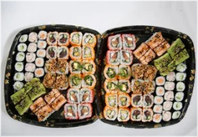 50 rollmix, 16 nigiri mix, 24 maki mix
